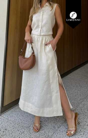 Sets Limonni Cayena LI5084 Set falda avena