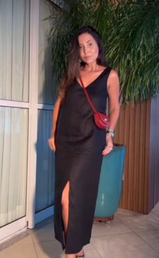 Vestidos para mujer Limonni Cayena LI5178 Maxidress negro