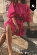 Vestidos para mujer Limonni Mailia LI3599 Cortos Casuales fuscia