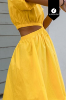 Vestidos para mujer Limonni Mailia LI3601 Cortos Casuales amarillo