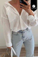 Blusas para mujer Limonni Mailia LI3650 Camiseras blanco