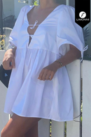 Vestidos para mujer Limonni Mailia LI3713 Cortos Casuales blanco