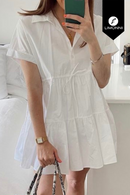 Vestidos para mujer Limonni Mailia LI3775 Cortos Casuales blanco