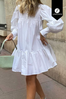 Vestidos para mujer Limonni Mailia LI3804 Cortos Casuales blanco
