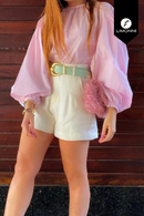 Blusas para mujer Limonni Mailia LI3825 Casuales rosado