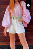 Blusas para mujer Limonni Mailia LI3825 Casuales rosado