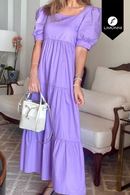 Vestidos para mujer Limonni Mailia LI3917 Maxidress lila