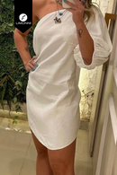 Vestidos para mujer Limonni Mailia LI4036 Cortos Casuales blanco
