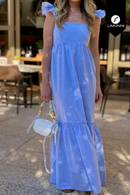 Vestidos para mujer Limonni Mailia LI4055 Maxidress blanco
