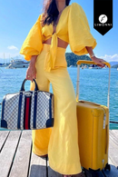 Sets Limonni Mailia LI4412 Set pantalon blanco