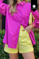Blusas para mujer Limonni Valiente LI4425 Camiseras fuscia
