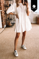 Vestidos para mujer Limonni Valiente LI4454 Cortos Casuales blanco