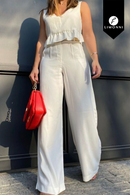 Sets Limonni Valiente LI4573 Set pantalon blanco
