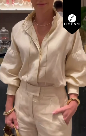 Sets Limonni Cayena LI4930 Set pantalon blanco