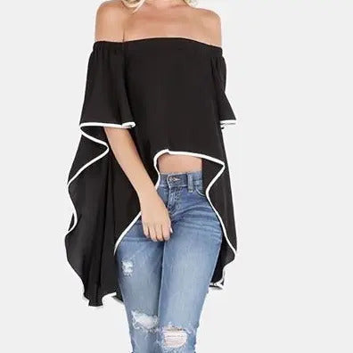 SALE - Blusas para mujer Limonni LI466 Campesinas - Blanco