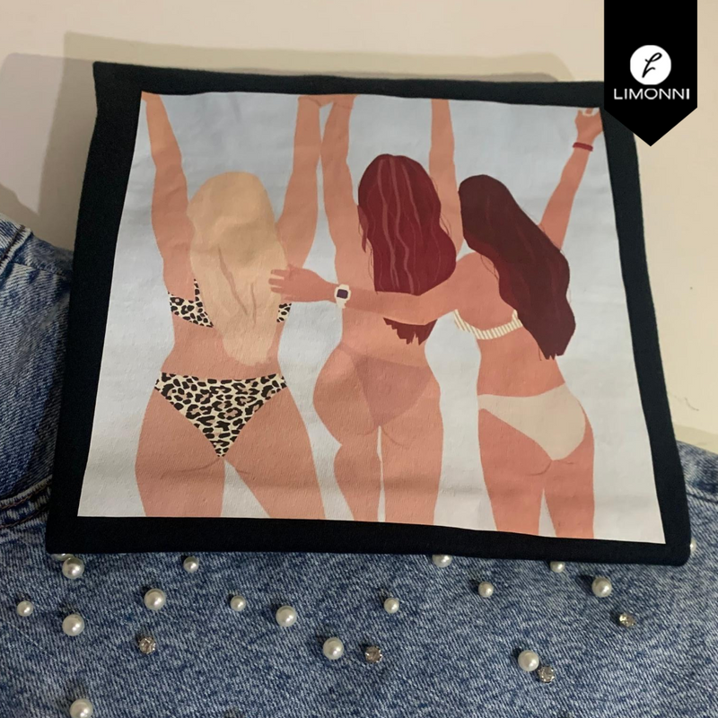 SALE - Camisetas Limonni LI3284 Ilustraciones - Negro