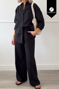SALE - Sets Limonni LI4539 Set pantalon - Fucsia