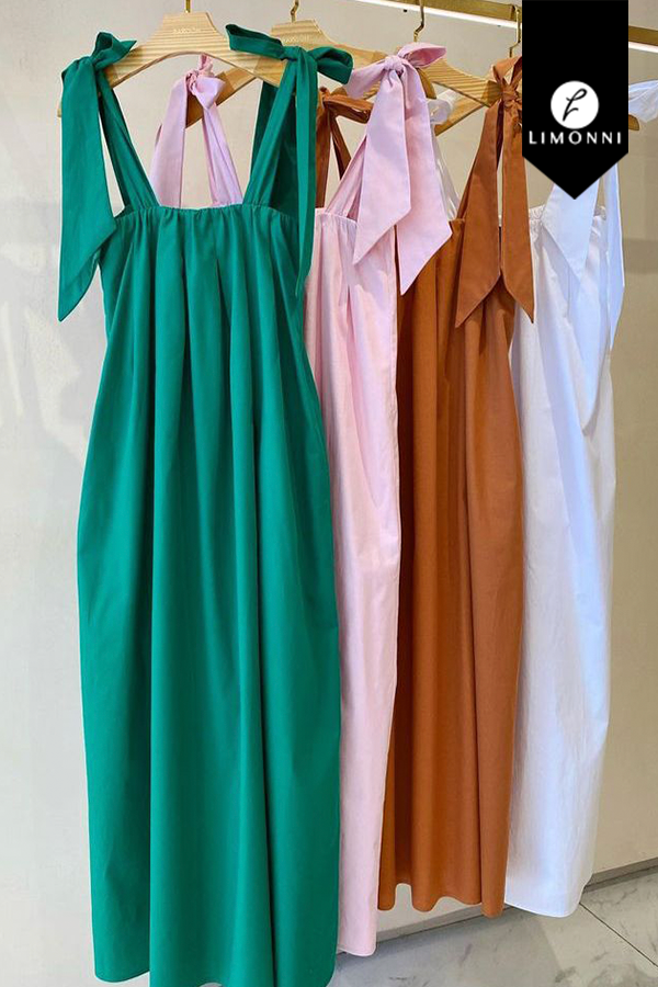 SALE - Vestidos para mujer Limonni LI4546 Maxidress - Blanco