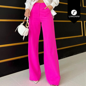 SALE - Pantalones Limonni LI4703 Pantalones Largos - Palo De Rosa