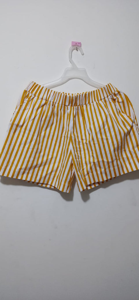 SALE - Pantalones Limonni LI4832 Shorts - Rayas Mostazas