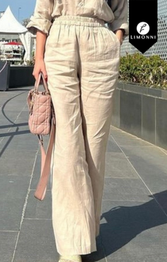 Pantalones COLOR AVENA TALLA S REF LI5055 Sale