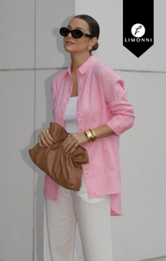 Blusas para mujer Limonni Cayena LI5075 Camiseras rosado