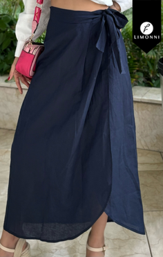 Faldas para mujer Limonni Gretta LI5099 Faldas azul turquie