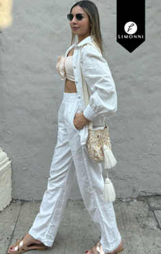 Sets Limonni Gretta LI5105 Set pantalon blanco