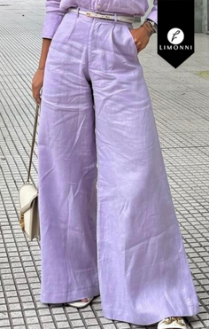Pantalones Limonni Cayena LI5151 Pantalones Largos AZUL BEBE