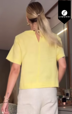 Blusas para mujer Limonni Cayena LI5177 Casuales blanco