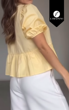Blusas para mujer Limonni Cayena LI5186 Casuales blanco