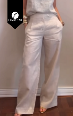 Pantalones COLOR AVENA TALLA L REF LI5227 Sale
