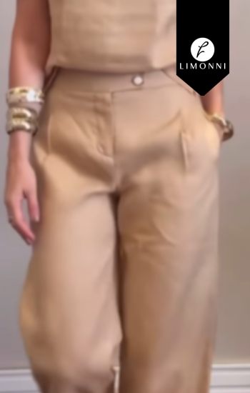 Pantalones Limonni Cayena LI5275 Pantalones Largos blanco