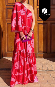 Vestidos para mujer Limonni Cayena LI5309 Maxidress avena