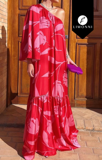 Vestidos para mujer Limonni Cayena LI5309 Maxidress avena
