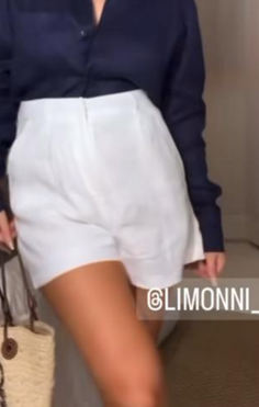 Pantalones Limonni Cayena LI5319 Shorts blanco