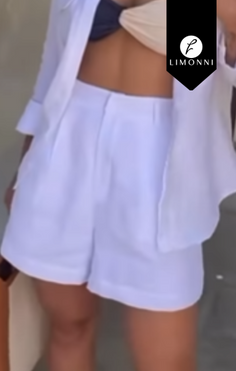 Pantalones Limonni Cayena LI5323 Shorts blanco