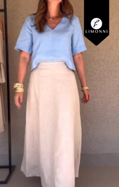 Sets Limonni Cayena LI5324 Set falda blanco