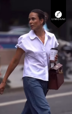 Blusas para mujer Limonni Cayena LI5346 Camiseras blanco