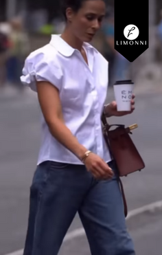 Blusas para mujer Limonni Cayena LI5346 Camiseras blanco