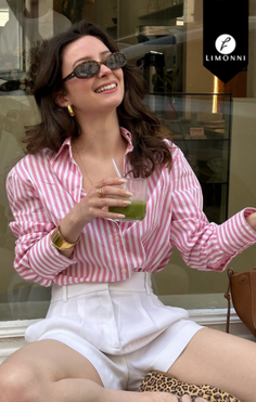 Blusas para mujer Limonni Cayena LI5356 Camiseras rosado