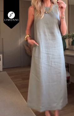 Vestidos para mujer Limonni Cayena LI5358 Maxidress blanco