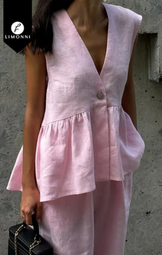 Blusas para mujer Limonni Cayena LI5359 Casuales rosado