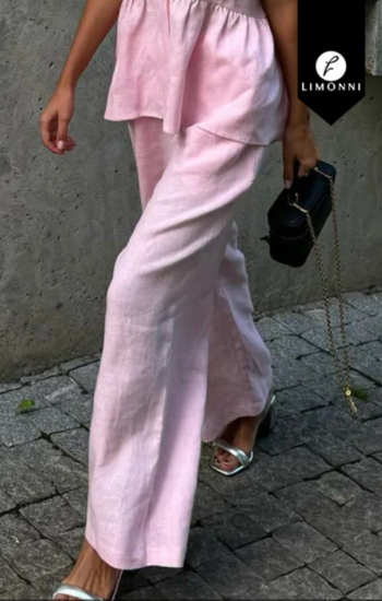 Pantalones Limonni Cayena LI5360 Pantalones Largos rosado
