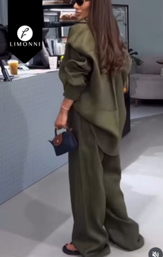 Sets Limonni Cayena LI5366 Set pantalon verde militar