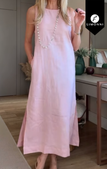 Vestidos para mujer Limonni Cayena LI5369 Maxidress - Blanco