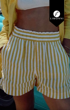 Pantalones Limonni Cayena LI5374 Shorts - Blanco