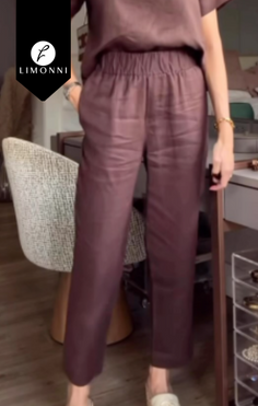 Pantalones Limonni Cayena LI5381 Pantalones Largos - Rosado