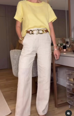 Sets Limonni Cayena LI5398 Set pantalon - Blanco