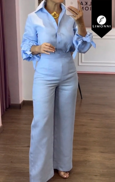 Sets Limonni Cayena LI5417 Set pantalon - Blanco